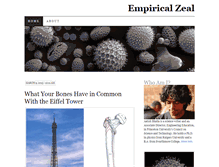 Tablet Screenshot of empiricalzeal.com